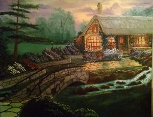 Braves Freeman Painting by Michael Lee - Pixels