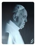 14x17 Pope Francis matted
