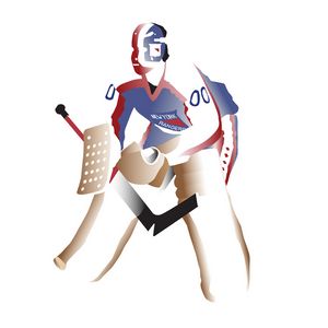 Ghost Goalie - Carlstad - Digital Art, Sports &amp; Hobbies, Hockey - ArtPal