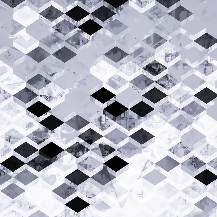 geometric square pattern abstract - TimmyLA - Digital Art & AI ...