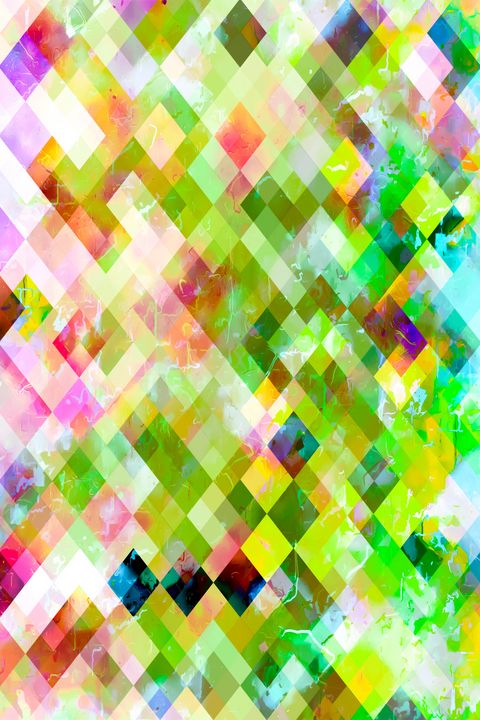 geometric square pixel pattern art - TimmyLA - Drawings & Illustration ...