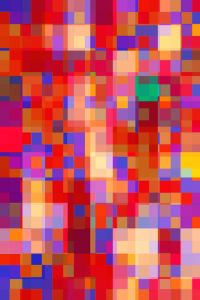 geometric pixel square pattern art