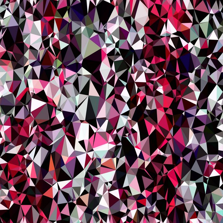 geometric triangle polygon pattern - TimmyLA - Digital Art & AI ...