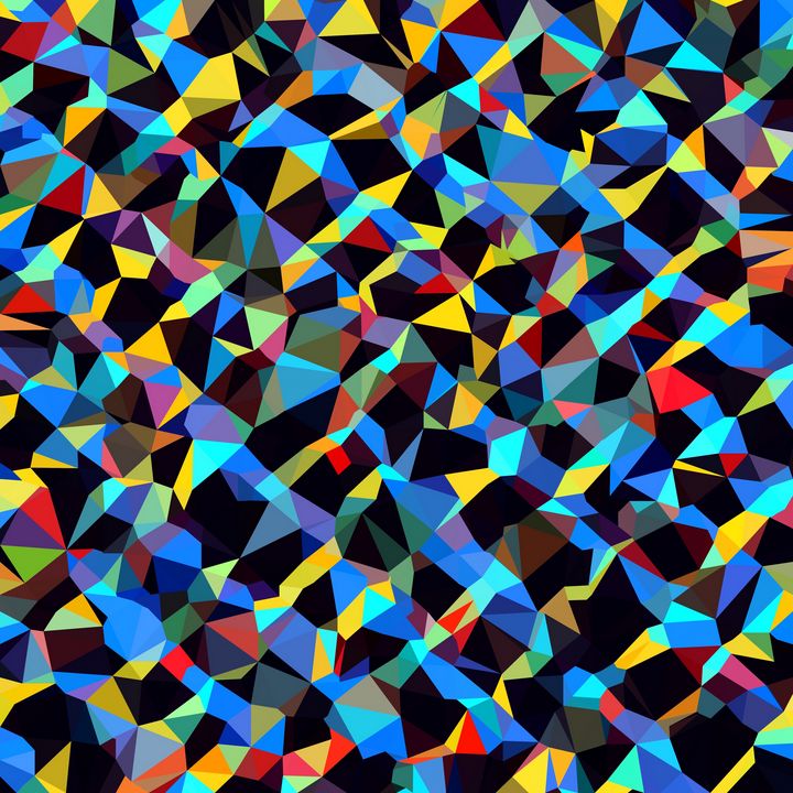 geometric triangle pattern abstract - TimmyLA - Digital Art & AI ...