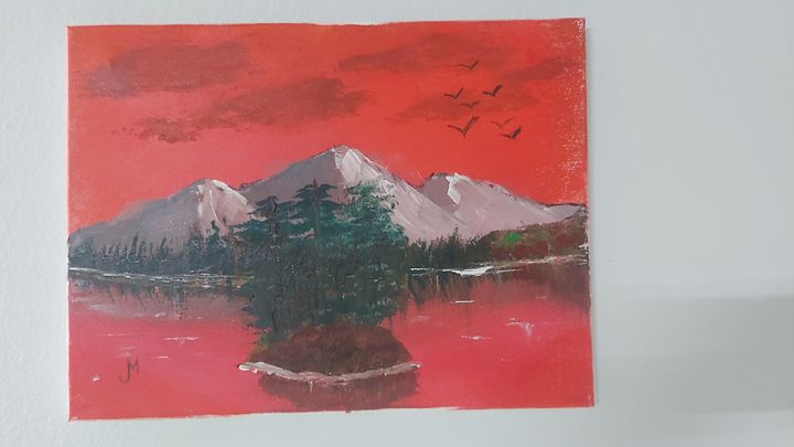 Red Sky View - Mustafa Arts