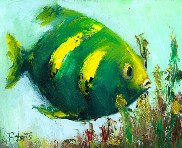 Fish Patrick - Joan Roberts - Paintings & Prints, Animals, Birds ...