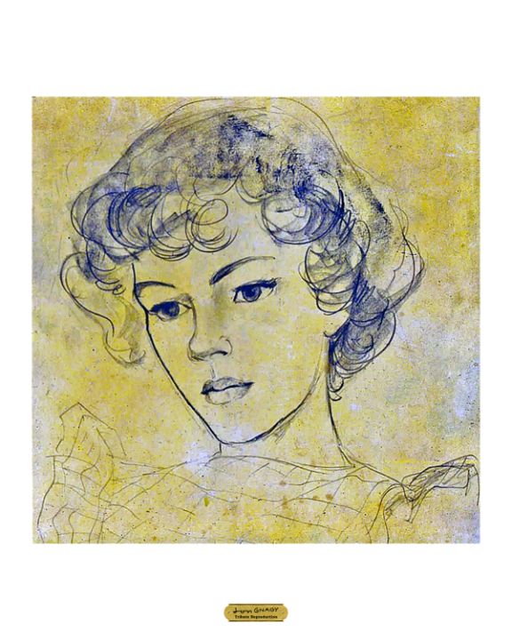 Polly 16x20 jon gnagy tribute reproductions drawings illustration