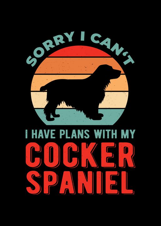 Cocker Spaniel Funny - Viper Visuals - Drawings & Illustration, Animals ...