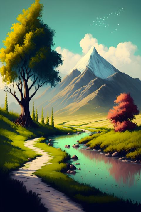 beautiful landscape sketches