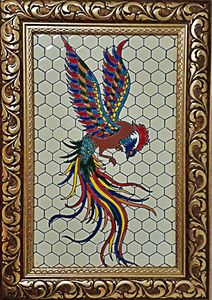 Bird ( simorgh) - Baranpainting