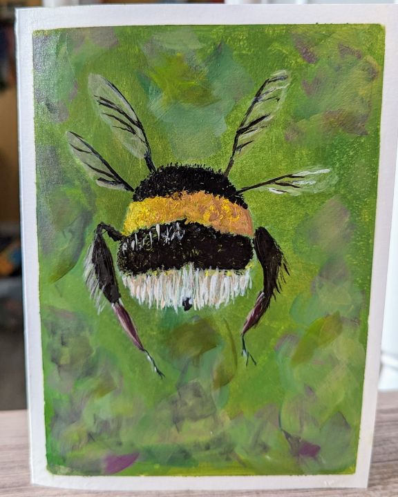 L'il bee bum #2 - Mari Paintings - Paintings & Prints, Animals, Birds ...