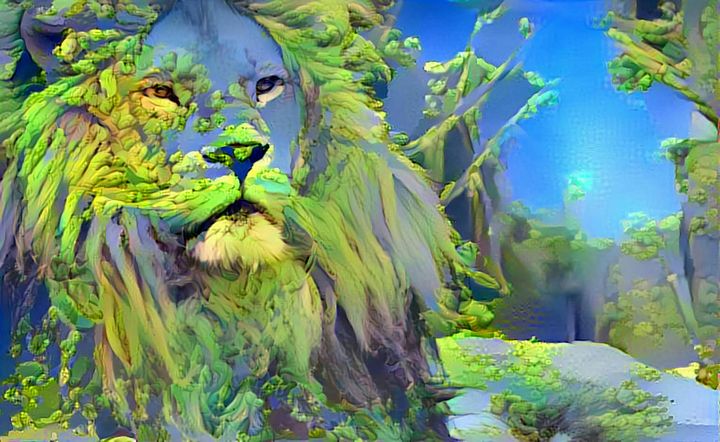 Nature Lion - Stunshine Designs - Paintings & Prints, Animals