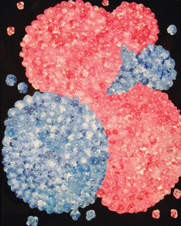 Hydrangeas I - Memphis Original Art