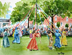 Maypole at Old Dover Days