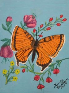 3D Butterfly - Fredy - Paintings & Prints, Animals, Birds, & Fish, Other  Animals, Birds, & Fish - ArtPal