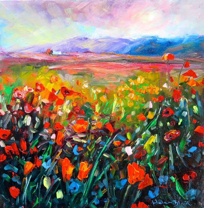 Wildflowers - Helen Blair - Paintings & Prints, Landscapes & Nature