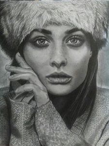 realistic portrait drawing pencil