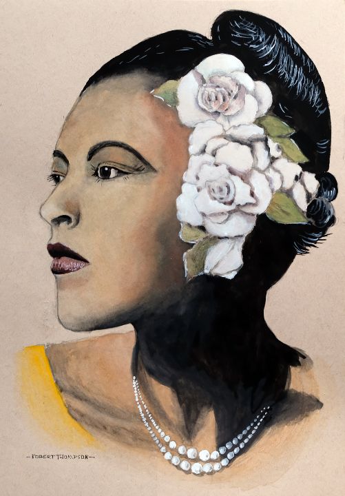 Billie Holiday - Art by Tony