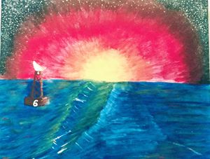 "Explosive Sunset"