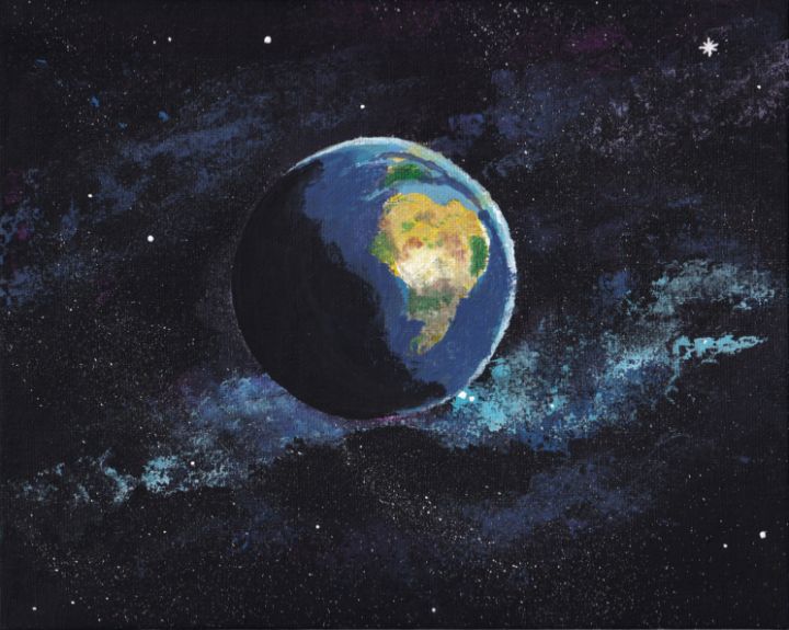 The Earth from space - Julia Nikolaeva - Paintings & Prints