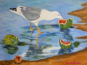 "Seagull and the Watermelons"