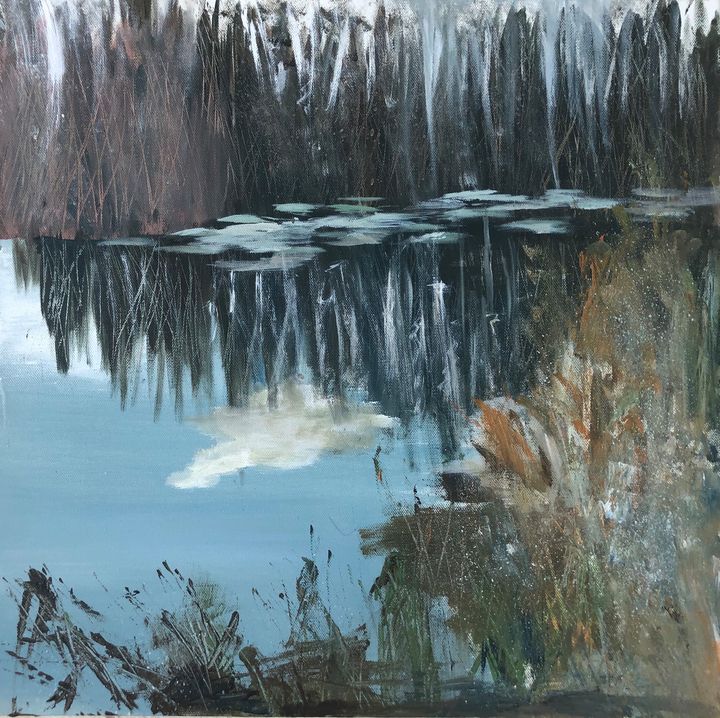 Misty lake - Delphine Laurent