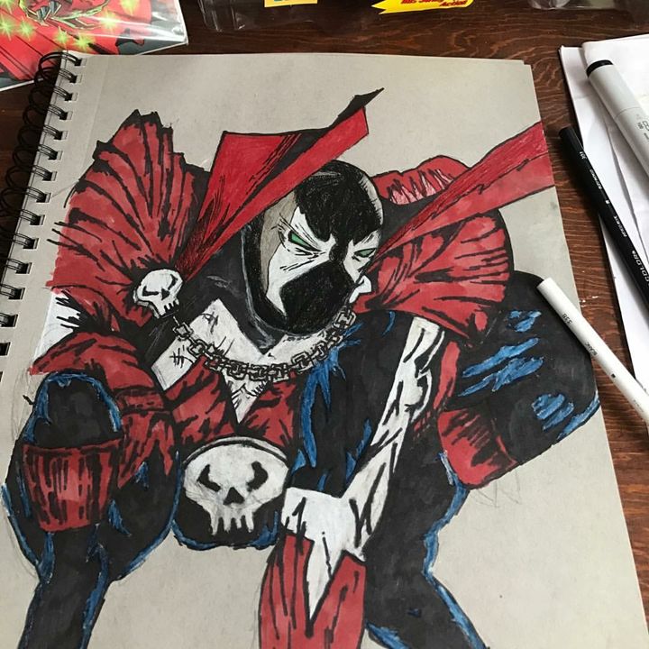 Spawn Clown the Artist Drawings & Illustration, Entertainment