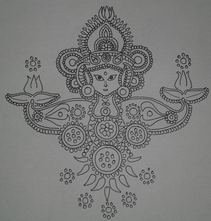 Hindu Goddess Saraswati Stock Illustration - Download Image Now -  Saraswati, Drawing - Activity, Goddess Lakshmi - iStock