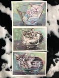 “Cats are Liquid” Set of 3 Prints