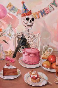 Skelly Party Print