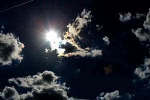 Peeking Sun (dark) - Luis Falcon Gallery
