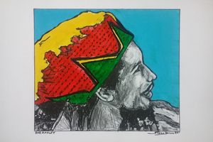 Bob Marley Fine Art Print reggae