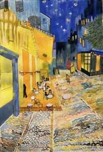 Painting Exercise - Cafe Terrace at