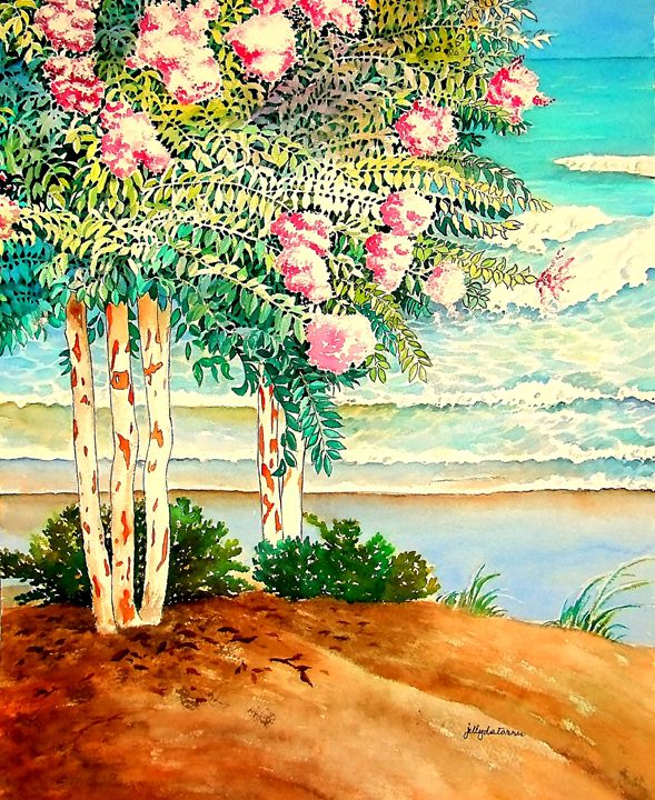 Crepe Myrtle Tree Jelly's Arts Paintings & Prints, Flowers, Plants