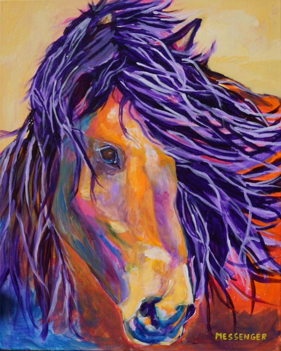 Thunder - Denise Messenger Horse Art - Paintings & Prints, Animals ...