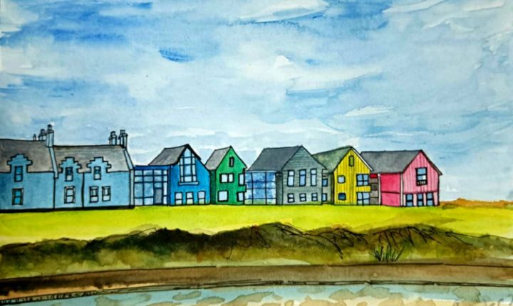 Houses by the sea - Arpita Chatterjee