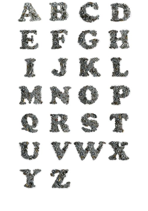 Iron alphabet - Richard.ernst49 - Photography, Science & Technology