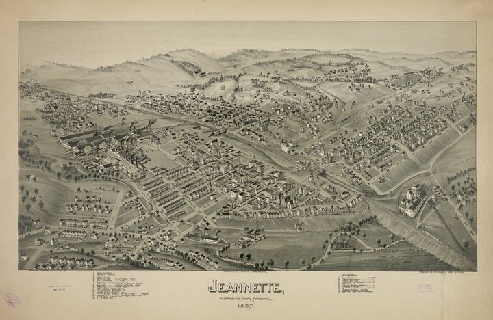 Jeannette, Pennsylvania (1897) - Yvonne - Drawings & Illustration ...