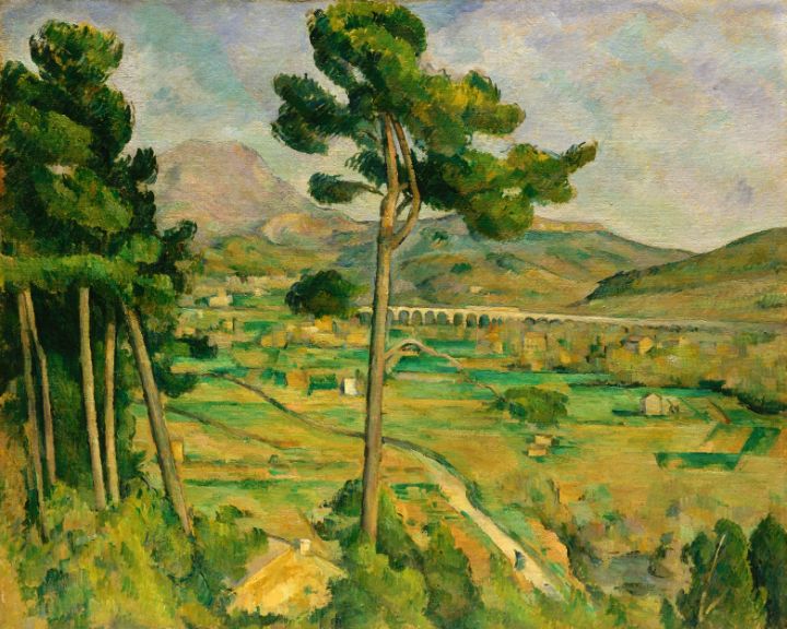 Mont Sainte-Victoire by Cezanne 1882 - Yvonne
