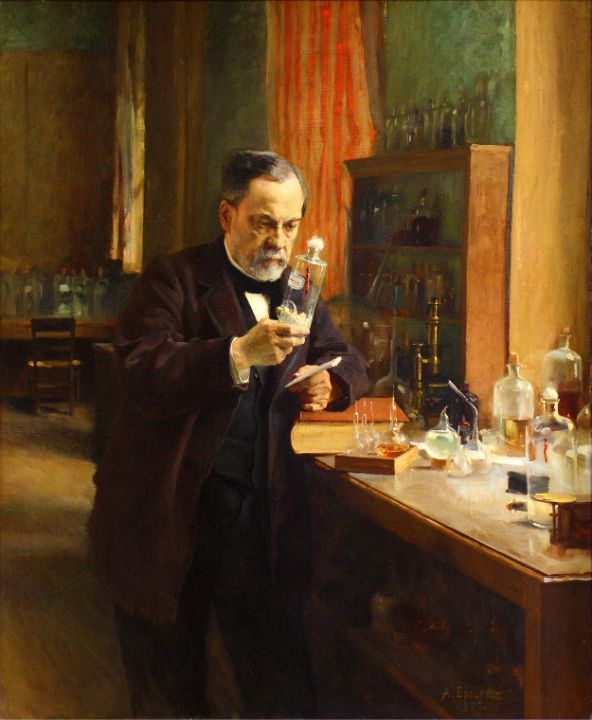Louis Pasteur by Albert Edelfelt - Yvonne