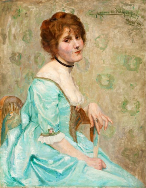 Lady by Georgina de Albuquerque 1906 - Yvonne