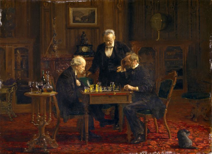 The Chess Game, c.1907 - John Singer Sargent 