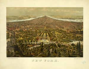 Bird's-eye view of New York (1873)