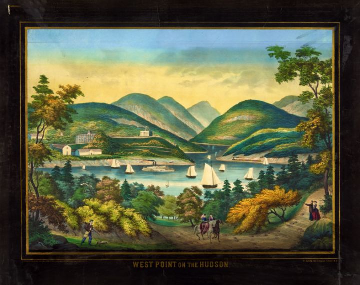West Point on the Hudson (1874) - Yvonne