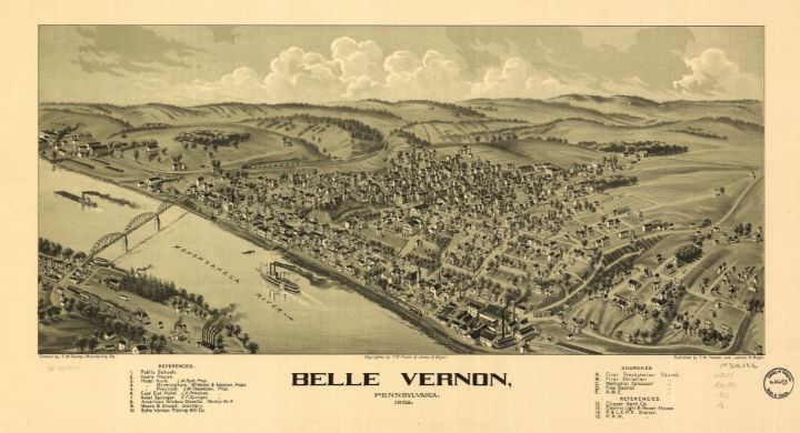Belle Vernon, Pennsylvania (1902) - Yvonne - Drawings & Illustration ...