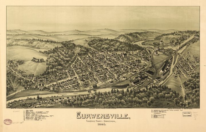 Curwensville, Pennsylvania (1895) - Yvonne - Drawings & Illustration ...