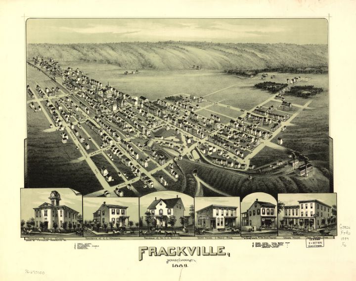 Frackville, Pennsylvania (1889) Yvonne Drawings & Illustration