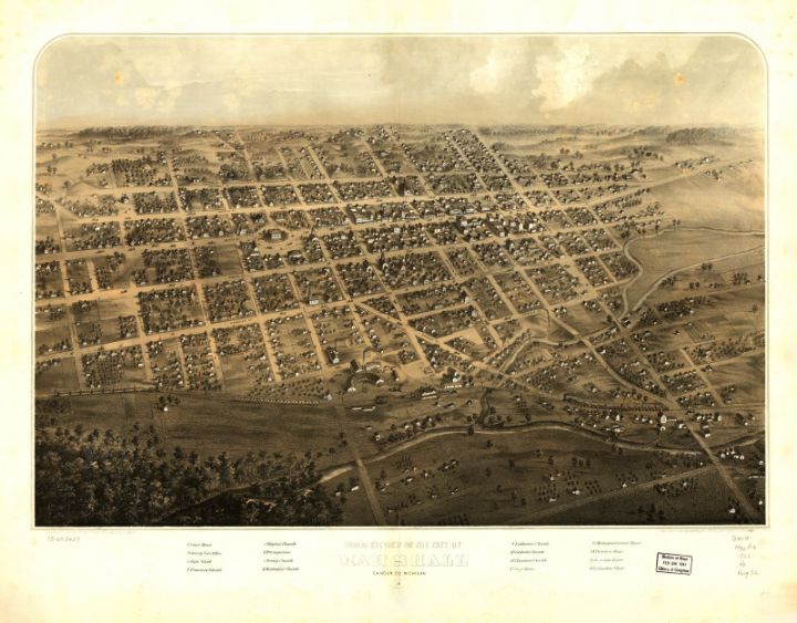 Marshall, Michigan (1868) - Yvonne - Drawings & Illustration, Places ...