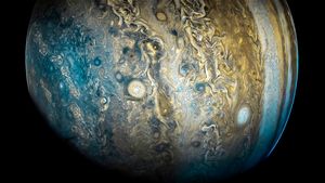 Colorful Clouds of Planet Jupiter - Yvonne