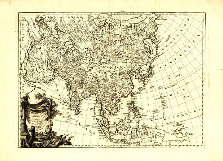 Map of Asia (1787) - Yvonne